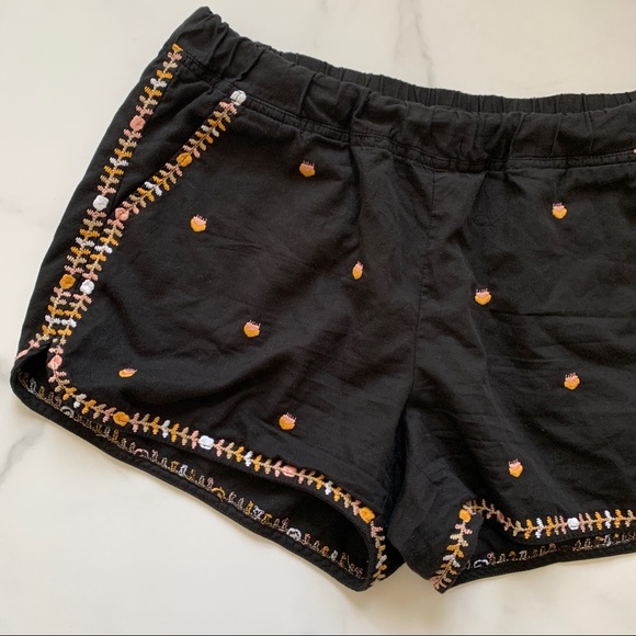 Madewell embroidered Spring time shorts Medium - Picture 7 of 8